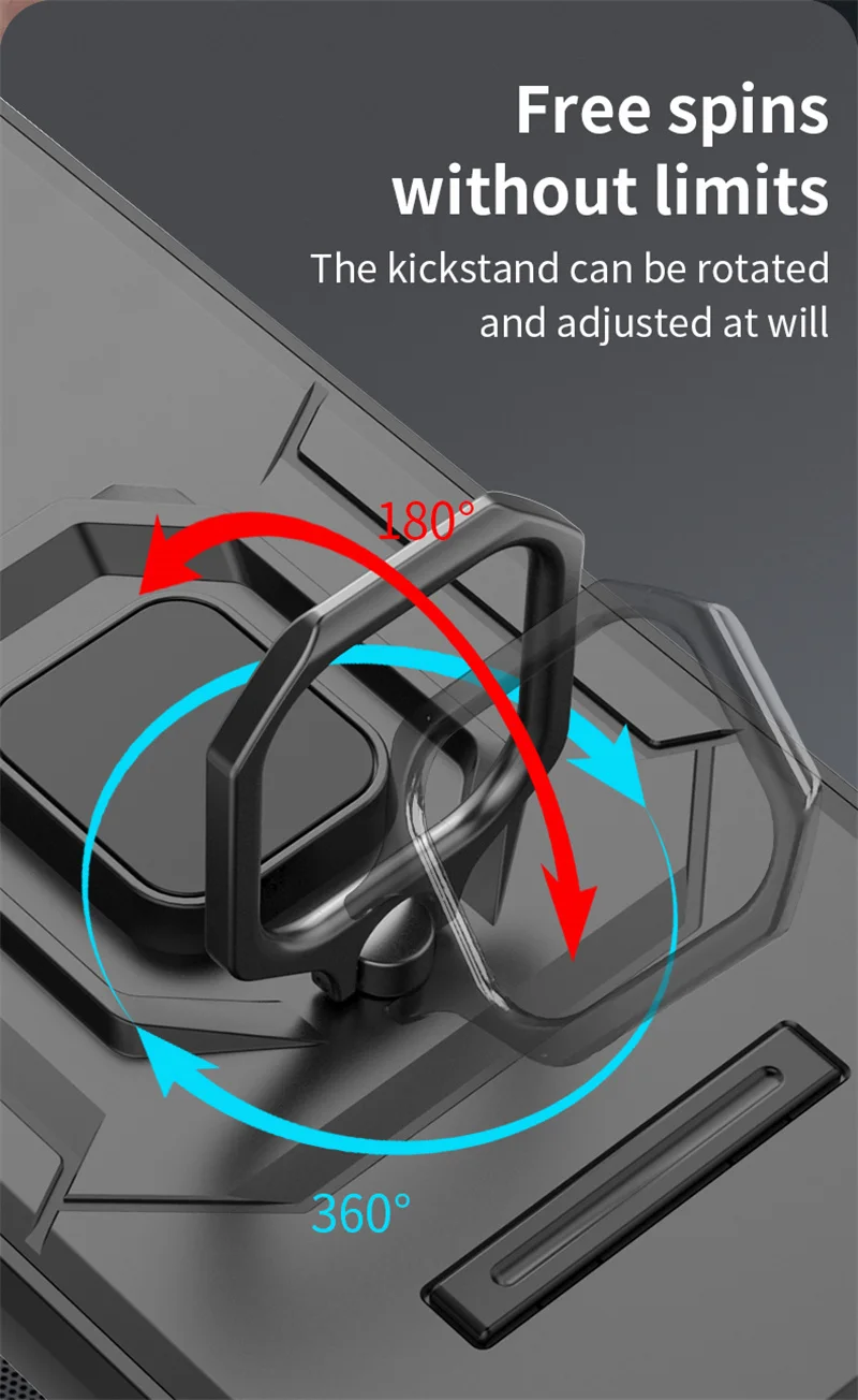 Schutzhülle Für Samsung Galaxy Mit Magnetischem Ringhalter_voghion.com