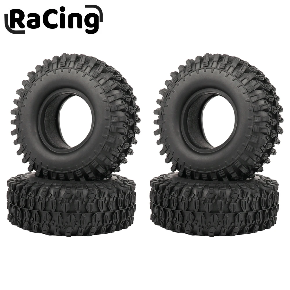 4PcsRC110ROCKCRAWLERCAR19TIRESSOFT108mm120mmTYREWITH
