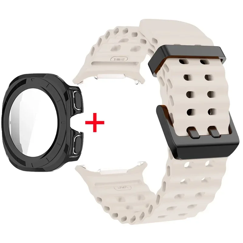 Ultimate 2-in-1 Watch Protection & Style Set with Strap, Case, and Screen Protector