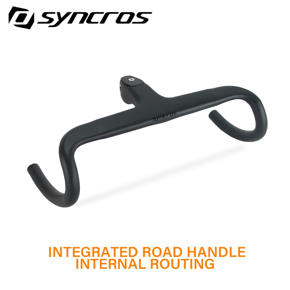SyncrosRoadBikeFullCarbonFiberStemIntegratedBicycleHandlebar