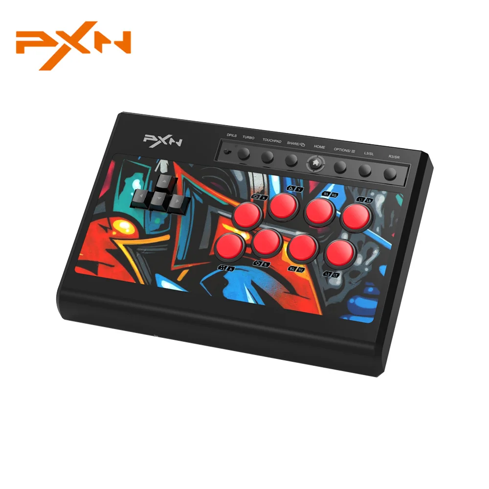 PXN 0082 Arcade Fight Stick - 8Bitdo Arcade Stick, PS4 Arcade Stick with  Turbo & Macro Functions,Compatible with TV/PC/PS3/PS4/PS5/Xbox/Xbox Series  X