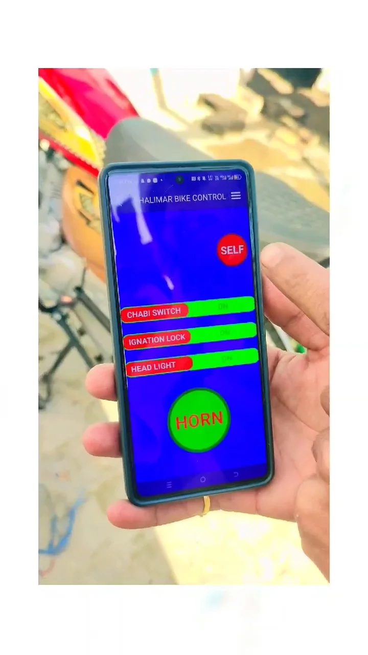 WiFi control motorcycle Self start, Head light on/off, Horn, Chbi switch on/off, Central ignition lock, 5 channels WiFi control, Easy installation with installation guide and help line.