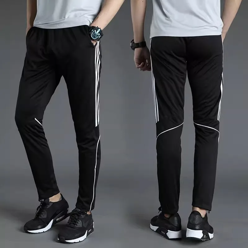 Soccer Pants Spring Autumn Men Slim Fit Sports Pants Men Versatile Casual Straight Leg Football Running Sports Pants