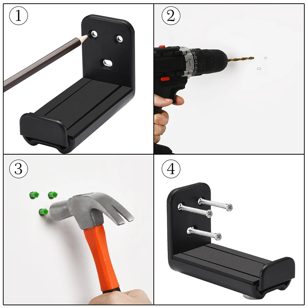 Soundbar Mount Bracket Anti-Drop Sound Bar Speaker Wall Shelf Holder Wall Mount for Samsung Sony Bose Most Soundbars Accessories