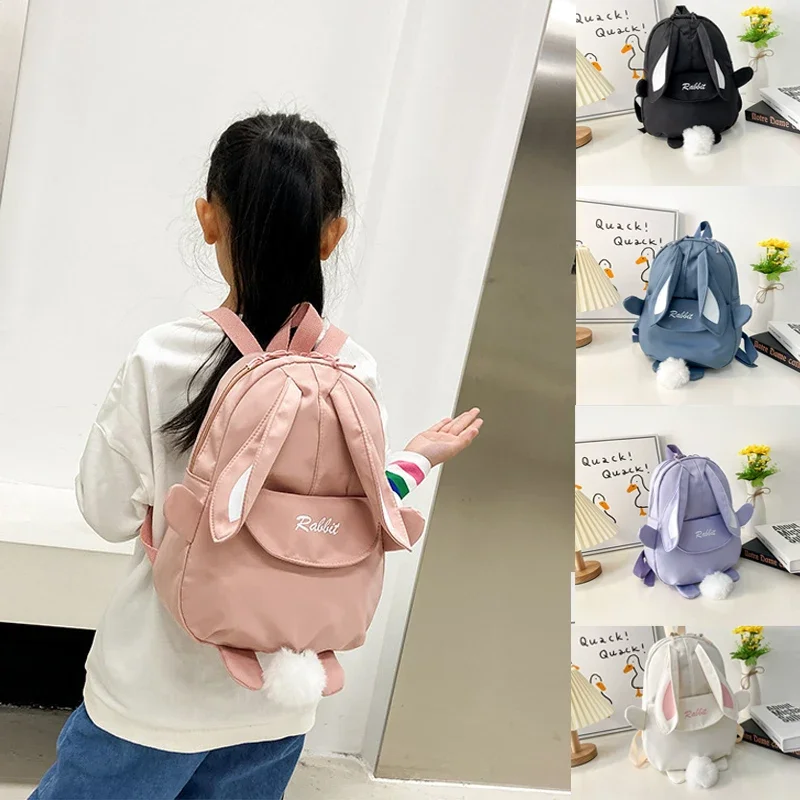 New Fashion Children School Bags Bunny Portable Backpacks Kids
