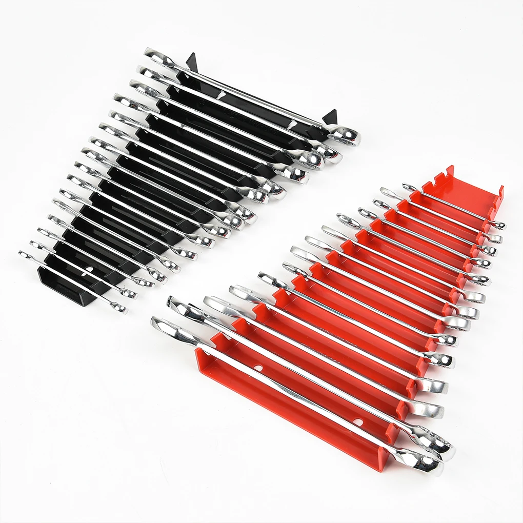 20-Pocket Magnetic Wrench Organizer Set for Tool Box Holder Tool Durable Spanners Storage