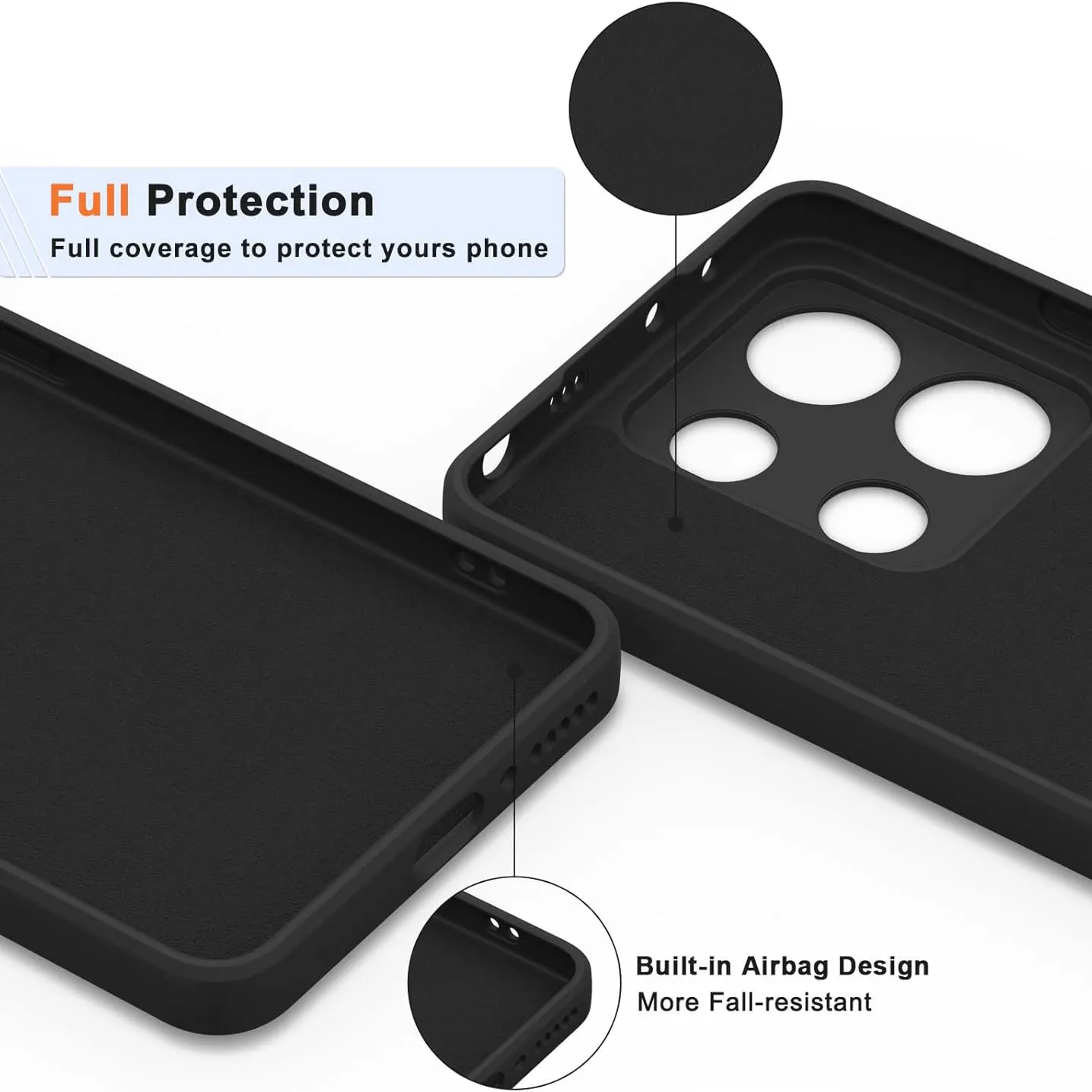 Soft Liquid Silicone Phone Case Cover  Shell