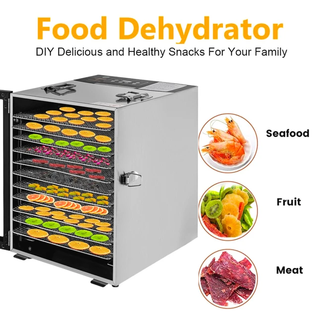 Stainless Steel Drying Fruit Machine  Stainless Steel Food Dehydrator -  Free 5 Trays - Aliexpress
