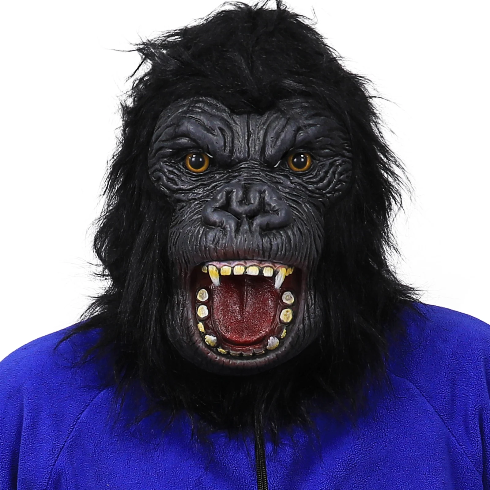 Chimpanzee Animal Mask Suitable for Party Dance Performances Latex Headgear Props 1Pc