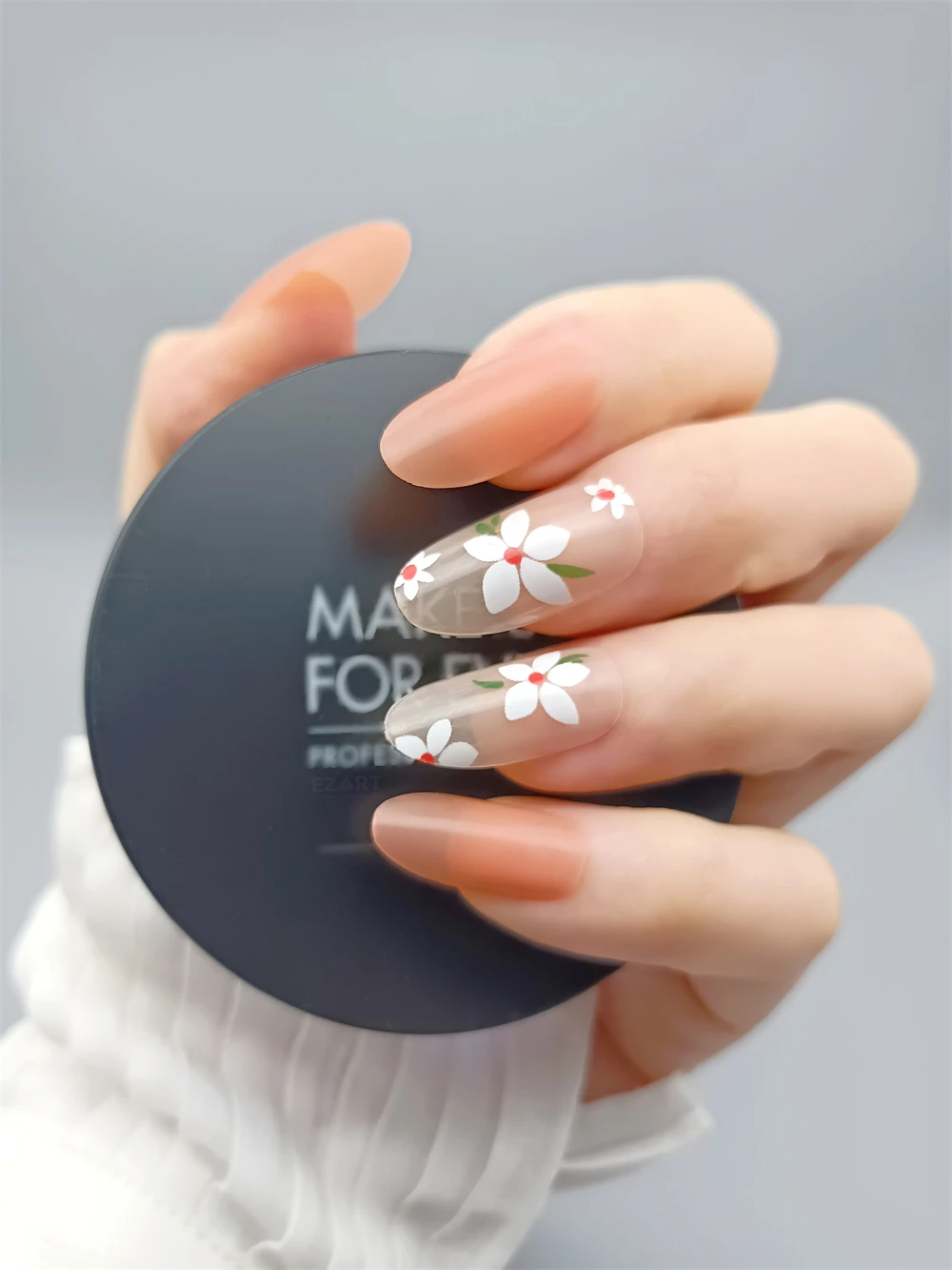 花の形をした偽のネイルのアクセサリー バラの形をした花の形をしたマニキュア 夏の日常の装飾用 24個 付け爪 Aliexpress