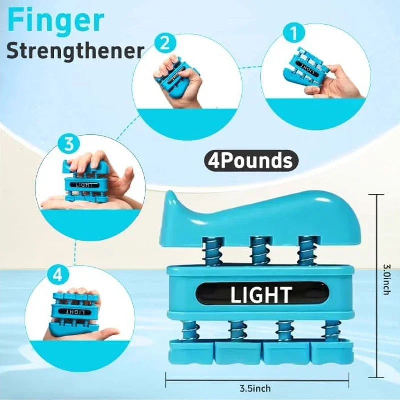 Finger Strengthener Finger Exerciser Forearm Hand Strengthener Hand Grip Workout Equipment Musician Rock Climbing Finger Trainer