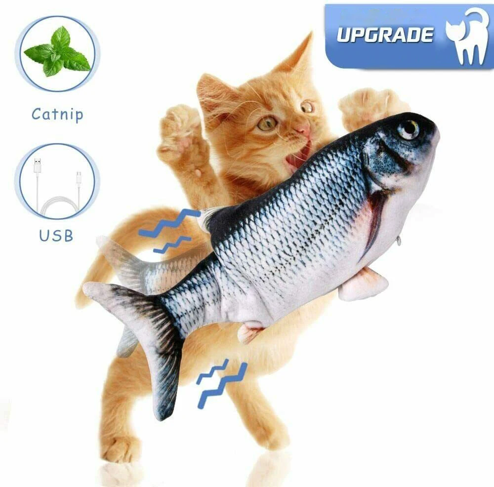 Fish-Shaped Cat Chew Toys5