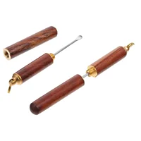 2 Pcs Wooden Ear Spoon Cleaners Portable Vacuum Wax Removers Cleanser Pick Crafts Removal Spoons Cleaning Gadgets 1