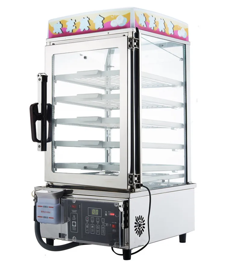 

Hot Sale Steam Display Cabinets For Food Electric Siopao Steamer