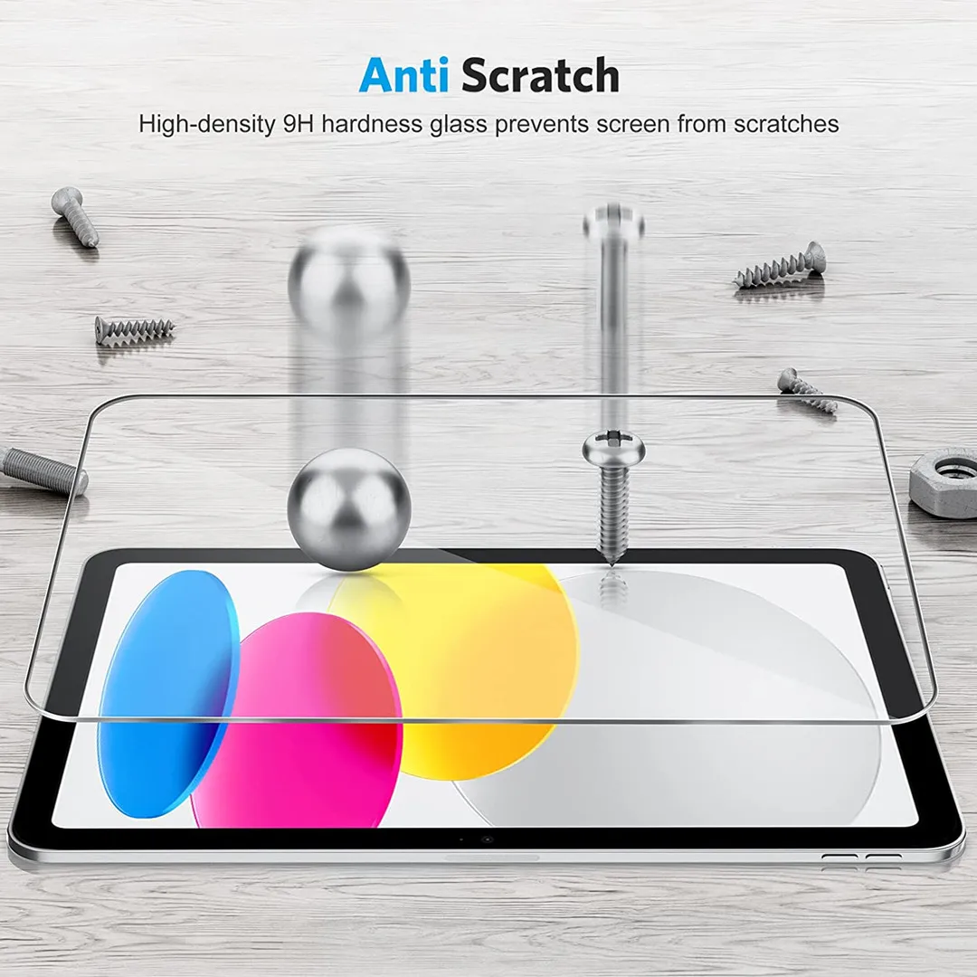 2PCS Screen Protector For iPad 10th 2022 10.9'' ipad 10 A2757 A2777 A2696 Protective Film Anti Scratch Clear Tempered Glass 3