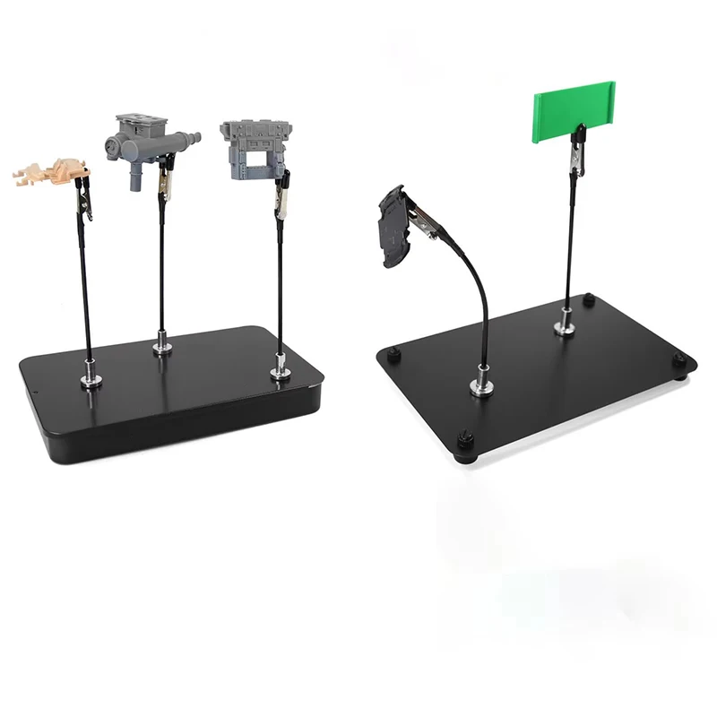 Troisième main soudage avec base magnétique et pinces crocodile - 2/4/8pcs