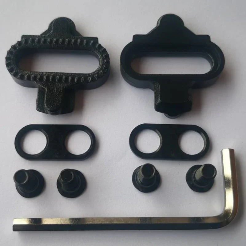 נעלי אופני הרים קליפס לשימאנו SH51 SPD MTB קליפס מרובה שחרור Spd פדל נעלי רכיבה קליפס סט אביזרי אופניים