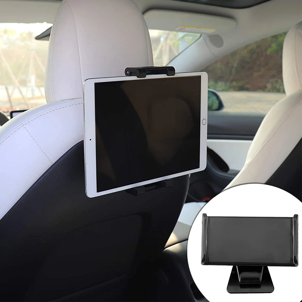 NEW Back Seat Phone Holder for Tesla Model 3 Y 360 Degree Rotate Stand Car  Headrest Bracket Support Tablet Mount iPad Mini Pro - AliExpress