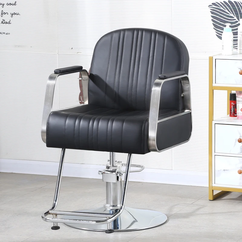 Cosmetic Swivel Chair Professional Tattoo Stylist Barber Chair Salon Pedicure Footrest Behandelstoel Barber Equipment LJ50BC