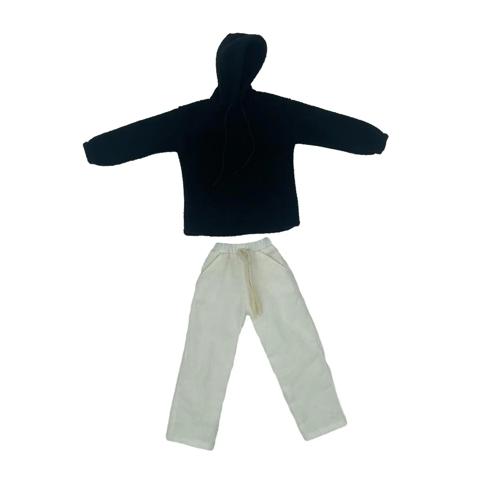 

1/6 Scale Action Figures Sweatshirt Set Model Accessories Costume Kids Adults Gifts Doll Decor Fashionable Doll Clothing Outfits