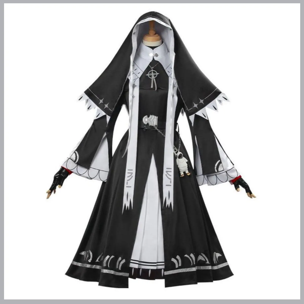 Arknights: Exusiai | Nun Costume Cosplay Set 30 Nun Costume Cosplay for Women