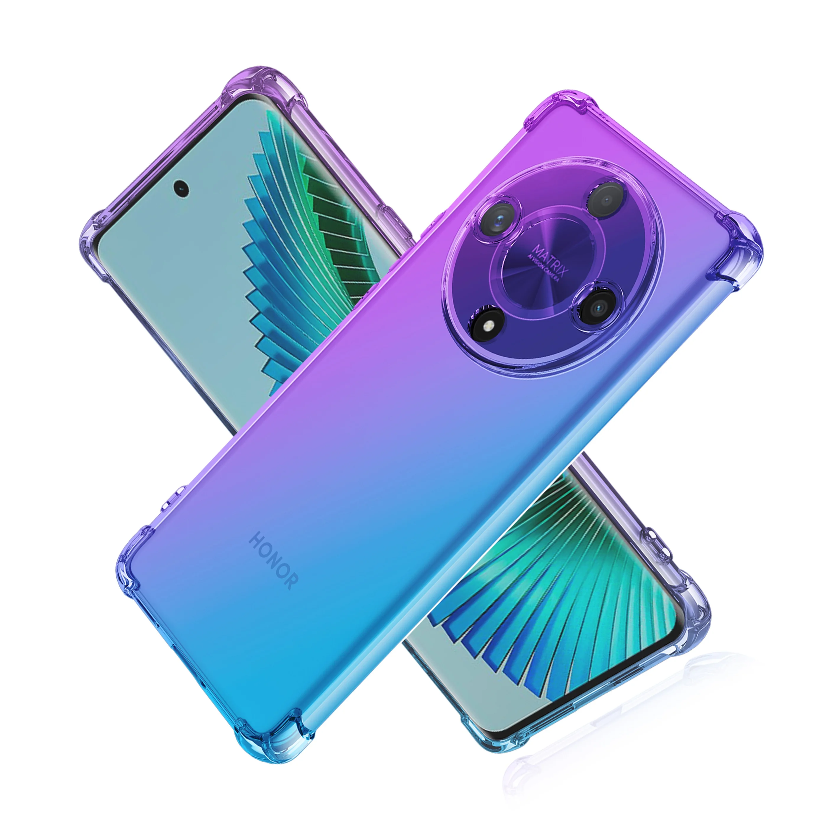 Custodia Per Honor Magic6 Lite Magic5 Pro Ultimate Lite Gradient Slim Anti Scratch Soft Tpu Cover Protettiva Antiurto Per Telefono