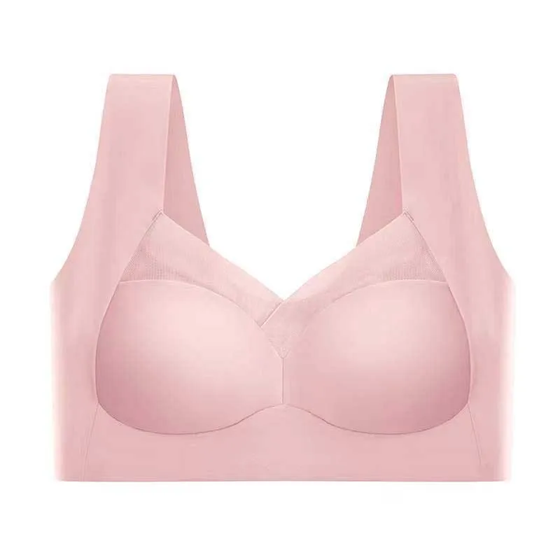Women's sports bra invisible seamless breathable comfortable elastic shockproof without steel rings