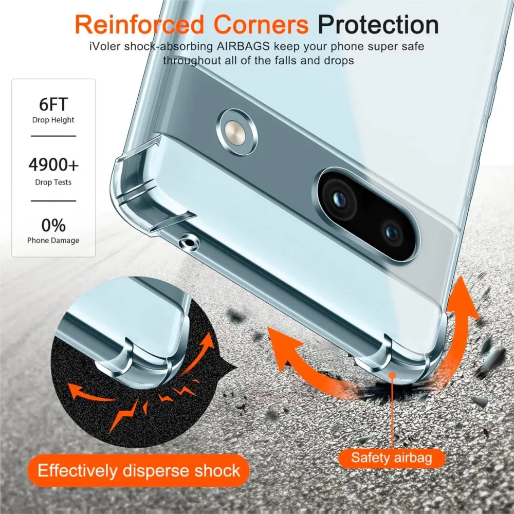 Durable Clear Shockproof Air-Bag Phone Case
