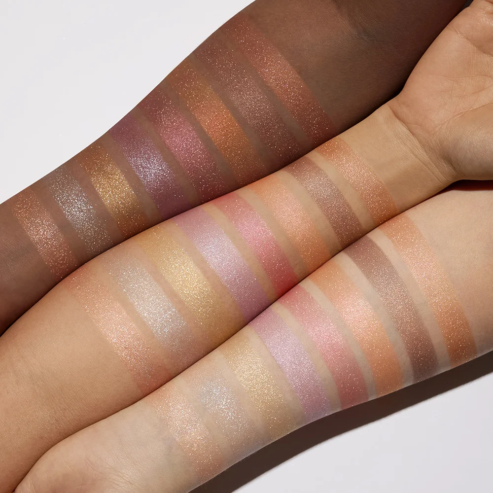 Shimmer Face Bronzers Highlighter Palette Natural Brightening Pearlescent Pressed Powder face bronzer
