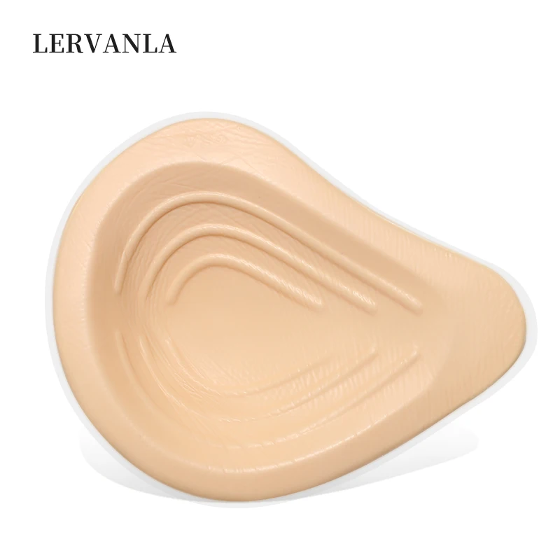 LERVANLA Silicone Breast Form for Mastectomy Women Fake Chest Light Weight Breathable Armpit Resection Make Up