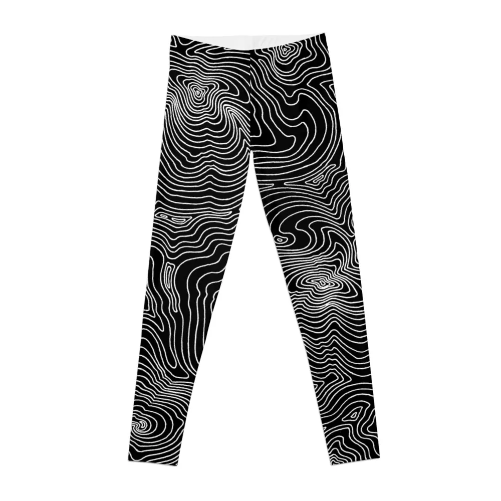 Too Many Topography Lines Dark Leggings sports tennis for Sweatpants Womens Leggings