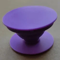 Solid Color Folding Finger Ring Holder Stand (Pueple 1pcs)