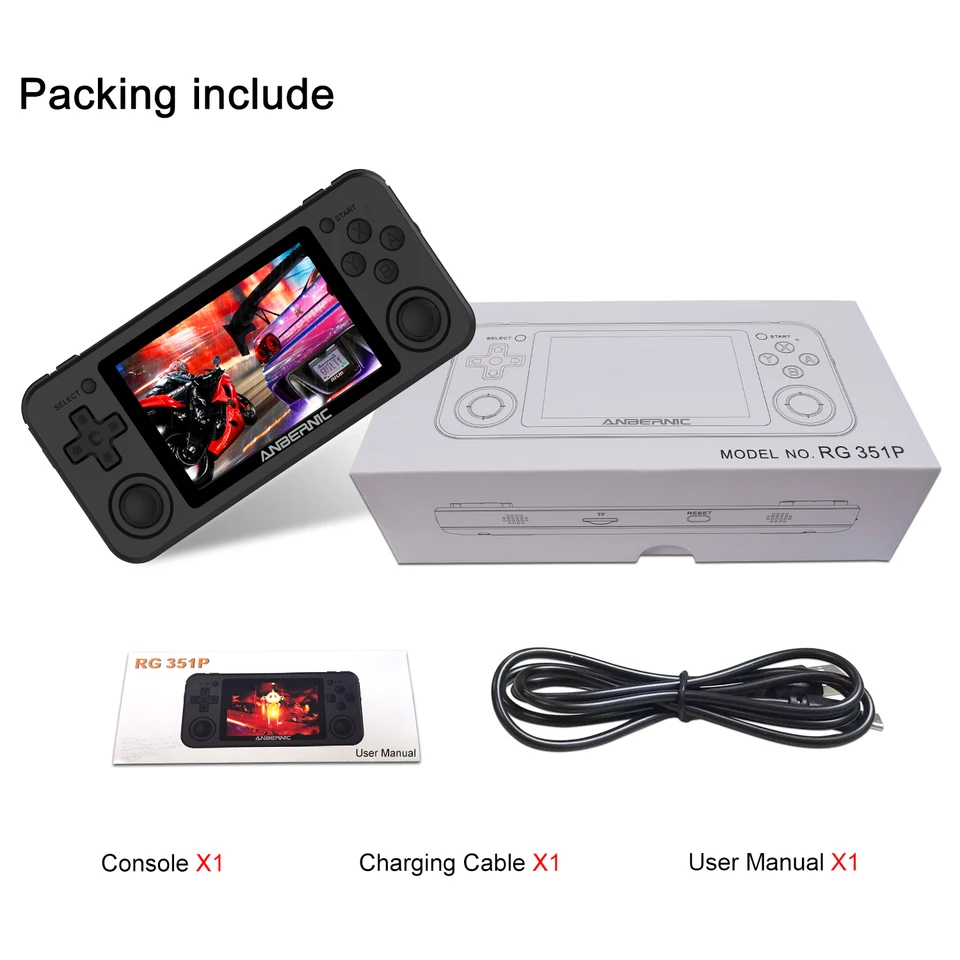 ANBERNIC RG351P Handheld Retro Gaming Console