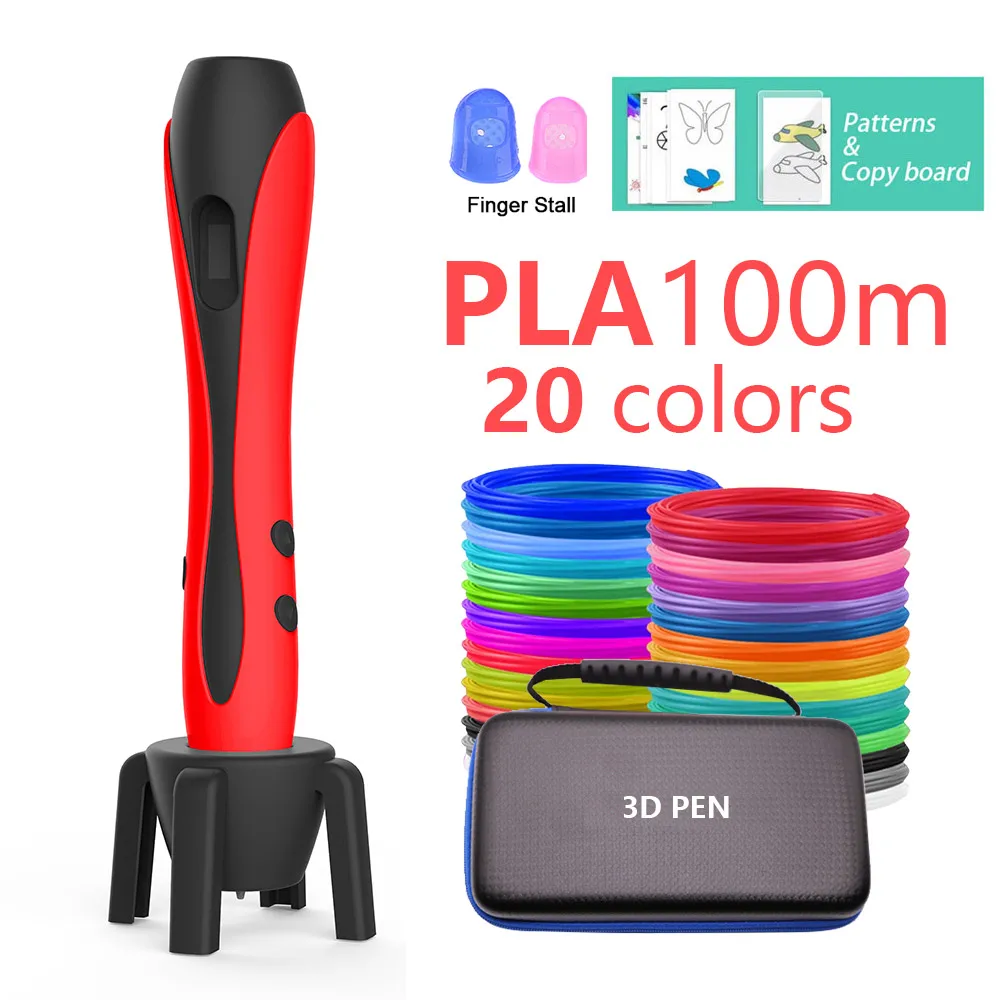 3D Pen 3D Print Pen With 1.75mm ABS / PLA Filament ,USB Adapter, Christmas Gifts,Child Birthday Present,New Year's Gift