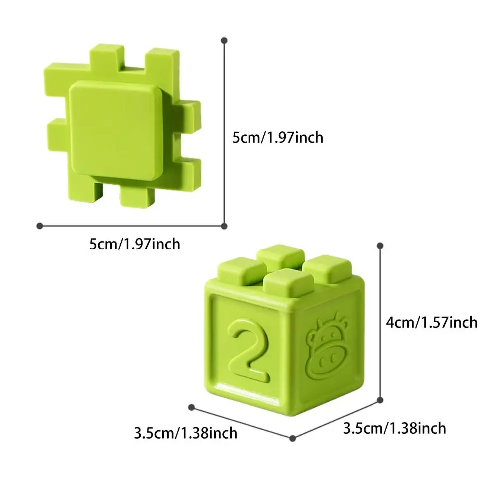 Jigsaw Arithmetic Mathematics Numbers Puzzle Silicone Educational Montessori Silicone 3D Puzzle Handmade Addition