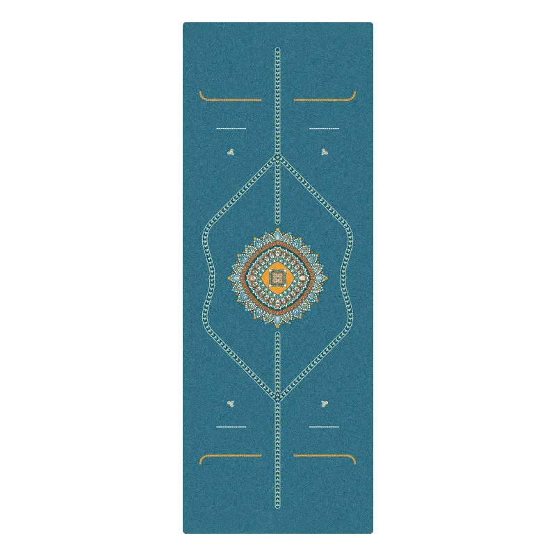 Portable Foldable Storage Non-slip Matte Natural Rubber Yoga Mat 1.5mm Sports Fitness Gym Workout