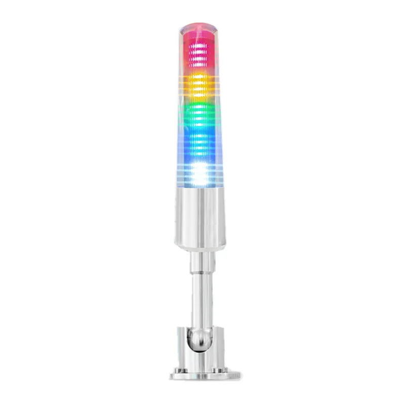 new-led-5-layers-5-colors-warning-light-multi-layer-signal-tower-indicator-machine-tool-light-24v-safety-sound-buzzer-lamp