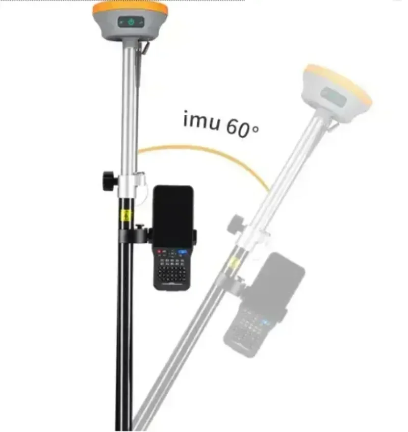 Upgraded D8Pro High Precision GNSS RTK GPS Base and Rover,More Portable, IMU Function, Built-in Radio