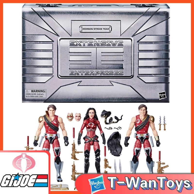 

New In Stock G.I. Joe Classified Series Crimson Strike Team: Baroness, Tomax, & Xamot No.82 Action Figure Collectible Packaging