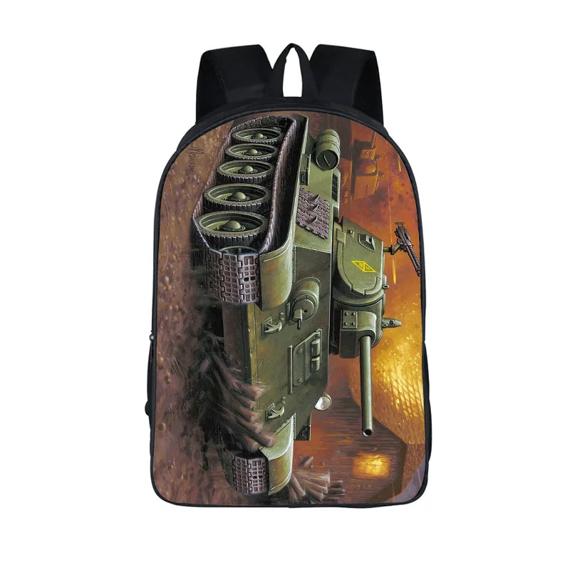 Aircraft Carrier Fighter Jet Tank Backpack for Travel Laptop Bag Student Bagpack for Teenager Boys Children School Bags Bookbag
