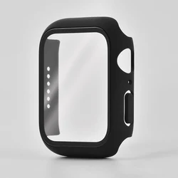 Premium Tempered Glass Screen Protector with PC Bumper Case - 38mm (Black)