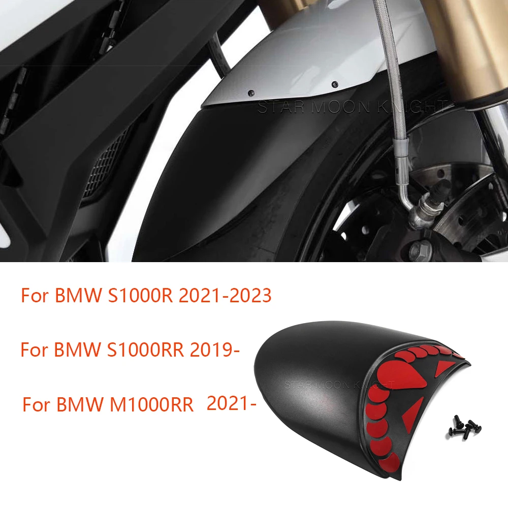 

For BMW S 1000 R Motorcycle Accessories Front Fender Mudguard Extender Extension S1000R 2021- S1000RR 2019- M1000RR M 1000 RR