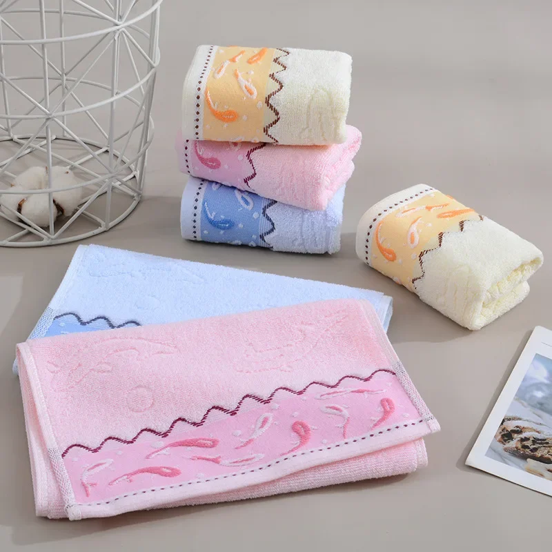 Baby Towels Cotton Bath Towel Cartoon Face Washcloth Hand Wipe Soft Children Towels for Kids Newborn Shower Handkerchief 50x25cm