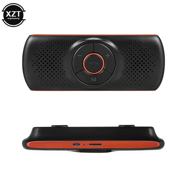 Wireless Bluetooth Car Kit Handsfree Speakerphone Sun Visor Speaker For  Phone Auto Bluetooth Receiver Music Player Accessories - AliExpress