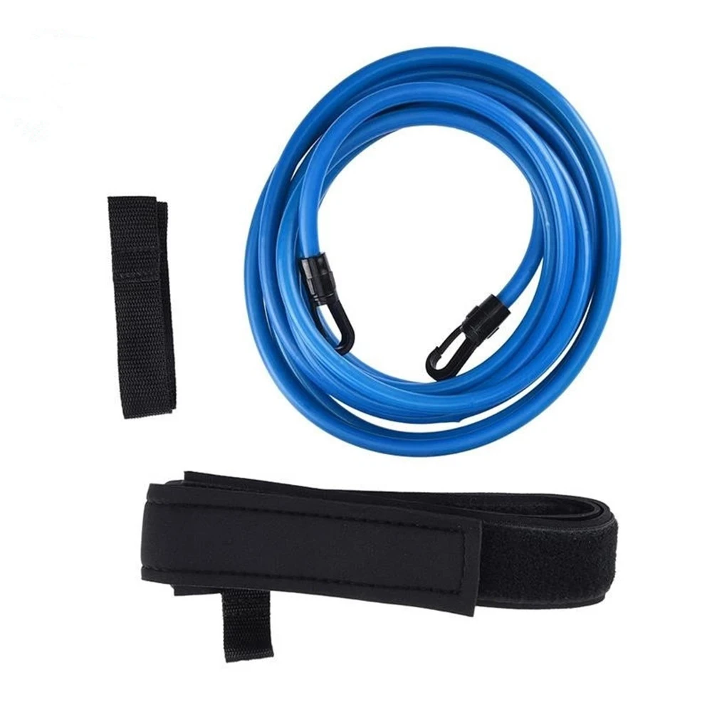

Swim Training Resistance Band Adjustable Elastic Belt Swimming Exerciser Safety Swimming Belt Swim Tether Elastic Rope Band Pool