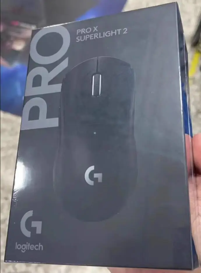 【新品未開封】logicool gprox superlight2 Logitech G Pro X Superlight 2 Wireless Gaming Mouse - Black; 32000