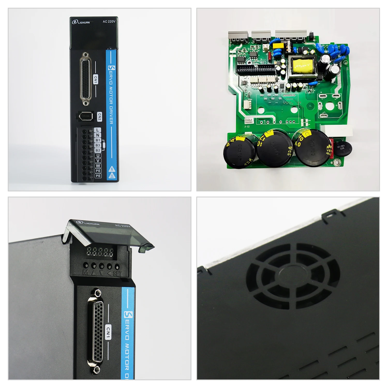 Lichuan A5 200W 400W 600W 750W 1000W AC Servo Motor Controller Driver Kit 220V AC Servo Motor Driver Kit for Automated Machine