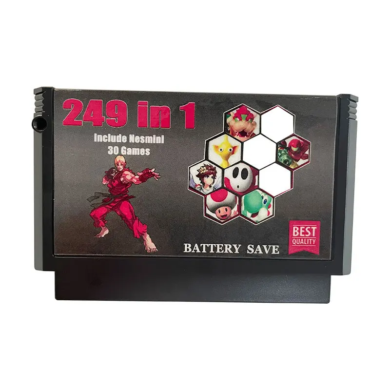 

Игровой картридж 24 в 1 NES 8 бит 60 контактов FC