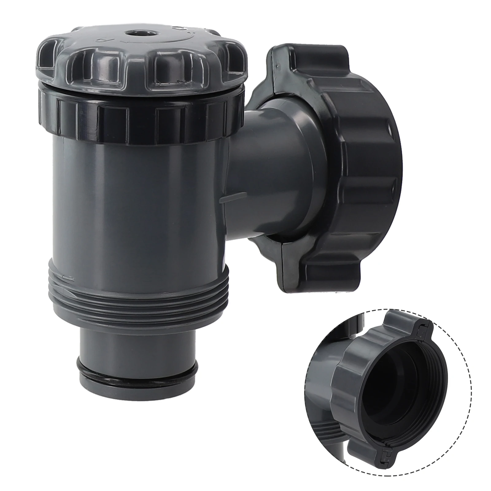 

Valve Plunger Valve Replace On Off Swimming Pool 2-1/2\" Threaded Connector Filter Pump For 1-1/2\" Diameter Hoses