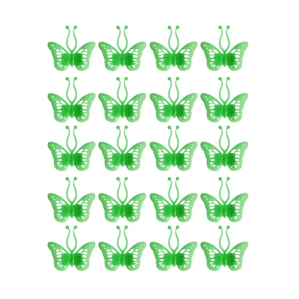 

20Pcs Climbing Plant Clip Self-adhesive Non Marking Butterfly Plant Climbing Wall Fixture Clips gardening accesorries